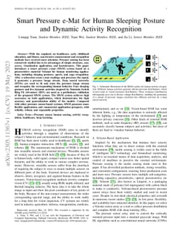 Smart Pressure e-Mat for Human Sleeping Posture and Dynamic Activity
  Recognition