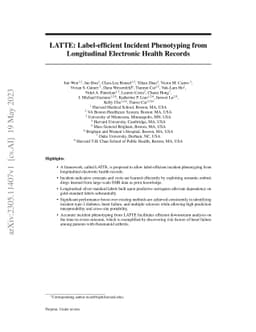 LATTE: Label-efficient Incident Phenotyping from Longitudinal Electronic
  Health Records