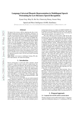 Language-Universal Phonetic Representation in Multilingual Speech
  Pretraining for Low-Resource Speech Recognition