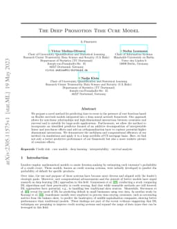 The Deep Promotion Time Cure Model
