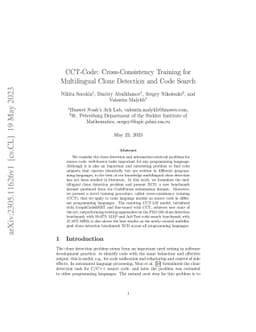 CCT-Code: Cross-Consistency Training for Multilingual Clone Detection
  and Code Search