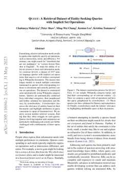 QUEST: A Retrieval Dataset of Entity-Seeking Queries with Implicit Set
  Operations