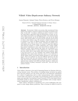 ViDaS Video Depth-aware Saliency Network