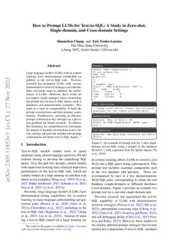 How to Prompt LLMs for Text-to-SQL: A Study in Zero-shot, Single-domain,
  and Cross-domain Settings