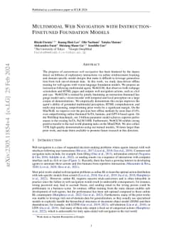 Multimodal Web Navigation with Instruction-Finetuned Foundation Models