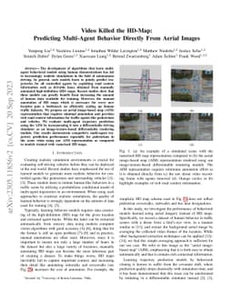 Video Killed the HD-Map: Predicting Multi-Agent Behavior Directly From
  Aerial Images