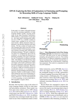 OPT-R: Exploring the Role of Explanations in Finetuning and Prompting
  for Reasoning Skills of Large Language Models