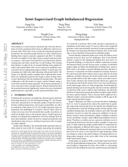 Semi-Supervised Graph Imbalanced Regression