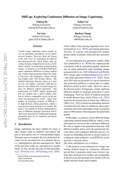 DiffCap: Exploring Continuous Diffusion on Image Captioning