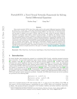 ParticleWNN: a Novel Neural Networks Framework for Solving Partial
  Differential Equations