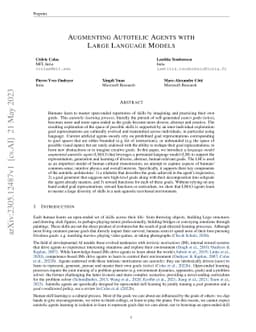 Augmenting Autotelic Agents with Large Language Models