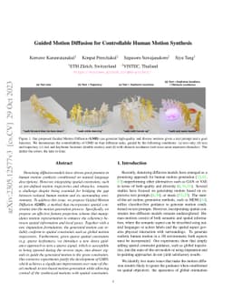 Guided Motion Diffusion for Controllable Human Motion Synthesis