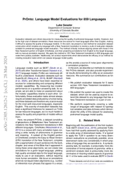 PrOnto: Language Model Evaluations for 859 Languages