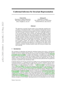 Conformal Inference for Invariant Risk Minimization