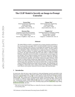 The CLIP Model is Secretly an Image-to-Prompt Converter