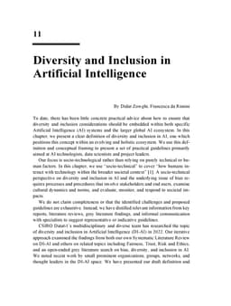 Diversity and Inclusion in Artificial Intelligence