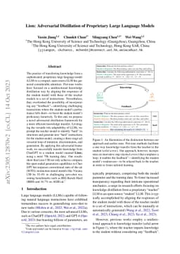 Lion: Adversarial Distillation of Proprietary Large Language Models
