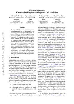Friendly Neighbors: Contextualized Sequence-to-Sequence Link Prediction