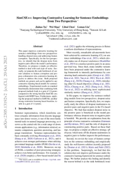 SimCSE++: Improving Contrastive Learning for Sentence Embeddings from
  Two Perspectives