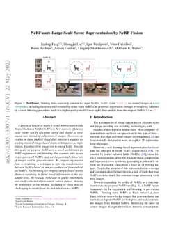 NeRFuser: Large-Scale Scene Representation by NeRF Fusion