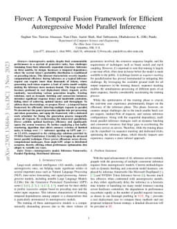 Flover: A Temporal Fusion Framework for Efficient Autoregressive Model
  Parallel Inference