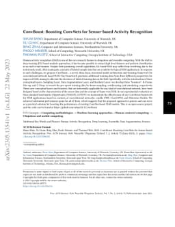 ConvBoost: Boosting ConvNets for Sensor-based Activity Recognition