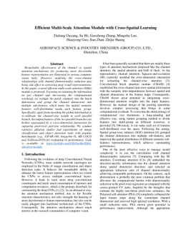 Efficient Multi-Scale Attention Module with Cross-Spatial Learning