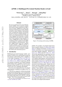 mPMR: A Multilingual Pre-trained Machine Reader at Scale