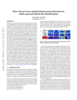 Flare-Aware Cross-modal Enhancement Network for Multi-spectral Vehicle
  Re-identification