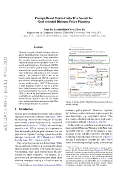 Prompt-Based Monte-Carlo Tree Search for Goal-Oriented Dialogue Policy
  Planning