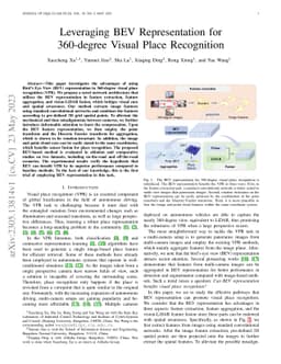 Leveraging BEV Representation for 360-degree Visual Place Recognition
