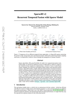 Sparse4D v2: Recurrent Temporal Fusion with Sparse Model
