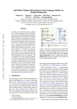 Self-Polish: Enhance Reasoning in Large Language Models via Problem
  Refinement