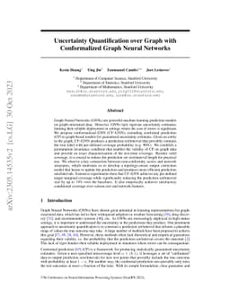 Uncertainty Quantification over Graph with Conformalized Graph Neural
  Networks