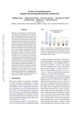 LLMs as Factual Reasoners: Insights from Existing Benchmarks and Beyond