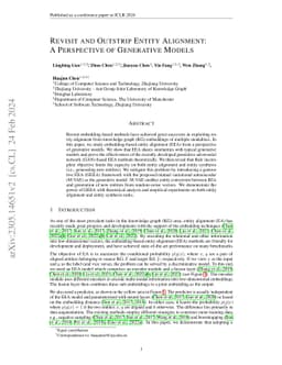 Revisit and Outstrip Entity Alignment: A Perspective of Generative
  Models