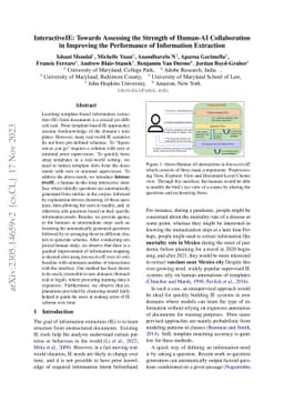 InteractiveIE: Towards Assessing the Strength of Human-AI Collaboration
  in Improving the Performance of Information Extraction