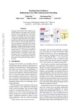 Trusting Your Evidence: Hallucinate Less with Context-aware Decoding