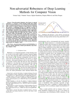 Non-adversarial Robustness of Deep Learning Methods for Computer Vision