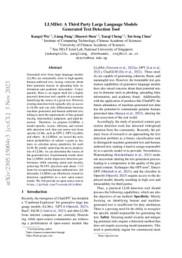 LLMDet: A Third Party Large Language Models Generated Text Detection
  Tool