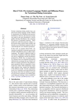 Dior-CVAE: Pre-trained Language Models and Diffusion Priors for
  Variational Dialog Generation
