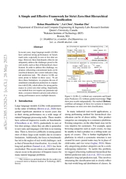 A Simple and Effective Framework for Strict Zero-Shot Hierarchical
  Classification