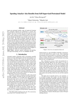Spoofing Attacker Also Benefits from Self-Supervised Pretrained Model