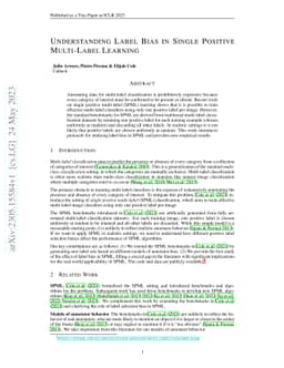 Understanding Label Bias in Single Positive Multi-Label Learning