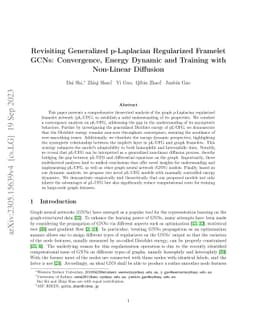 Revisiting Generalized p-Laplacian Regularized Framelet GCNs:
  Convergence, Energy Dynamic and Training with Non-Linear Diffusion