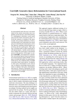 ConvGQR: Generative Query Reformulation for Conversational Search