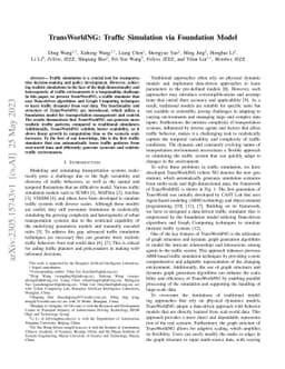 TransWorldNG: Traffic Simulation via Foundation Model