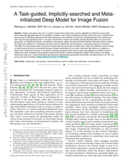 A Task-guided, Implicitly-searched and Meta-initialized Deep Model for
  Image Fusion
