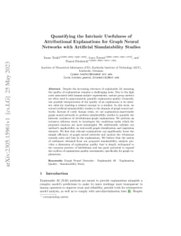 Quantifying the Intrinsic Usefulness of Attributional Explanations for
  Graph Neural Networks with Artificial Simulatability Studies