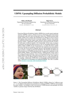 UDPM: Upsampling Diffusion Probabilistic Models